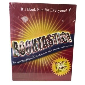 2004 Vintage BOOKTASTIC! Board Game for Book Lovers Fiction Edition NEW Sealed